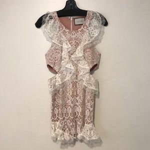 Alexis pepa lace cut out romper